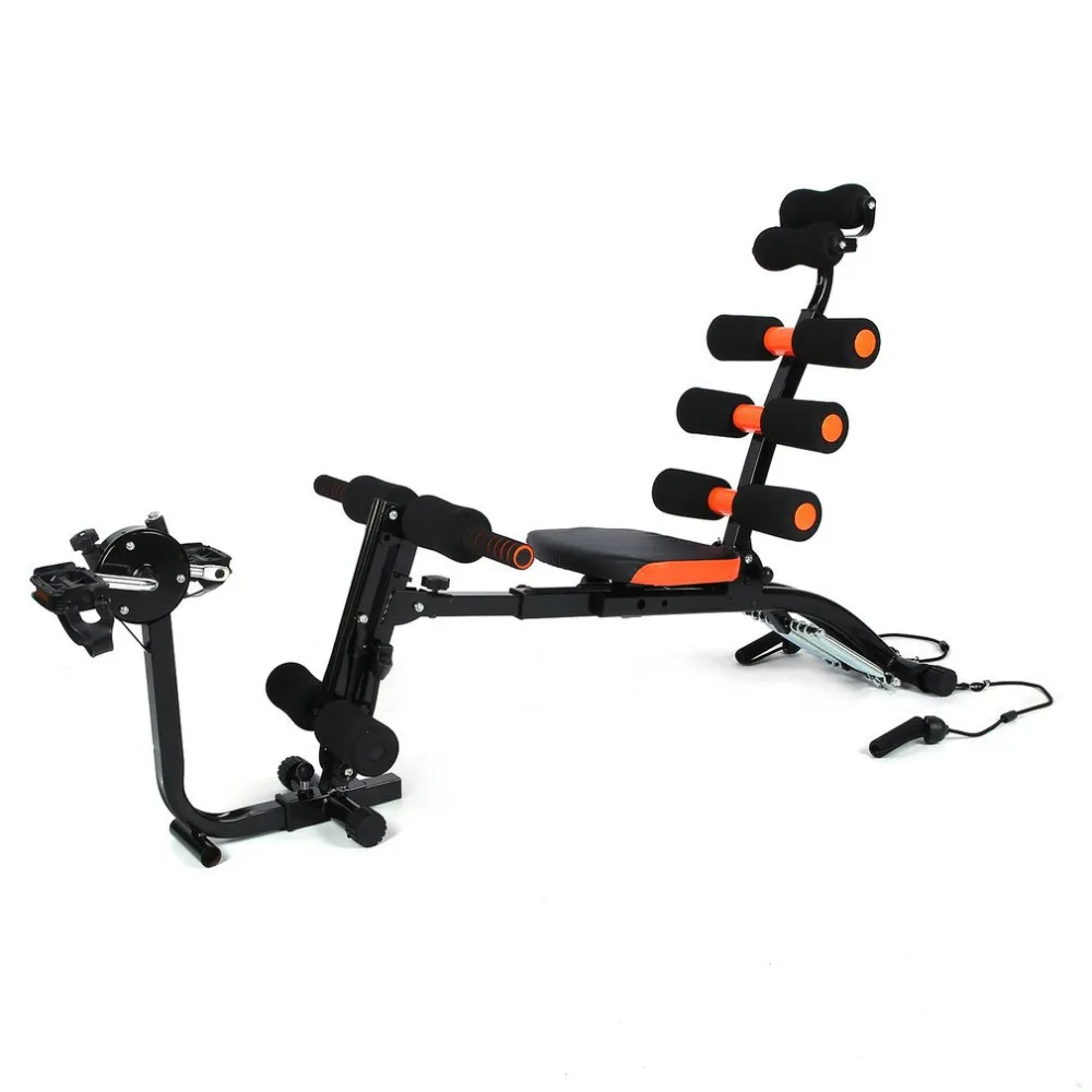 

Adjustable Abdomen Machine Sit-ups Fitness Equipment Multifunctional Trainer Durable Supine Board Twist Crunch Up Bench