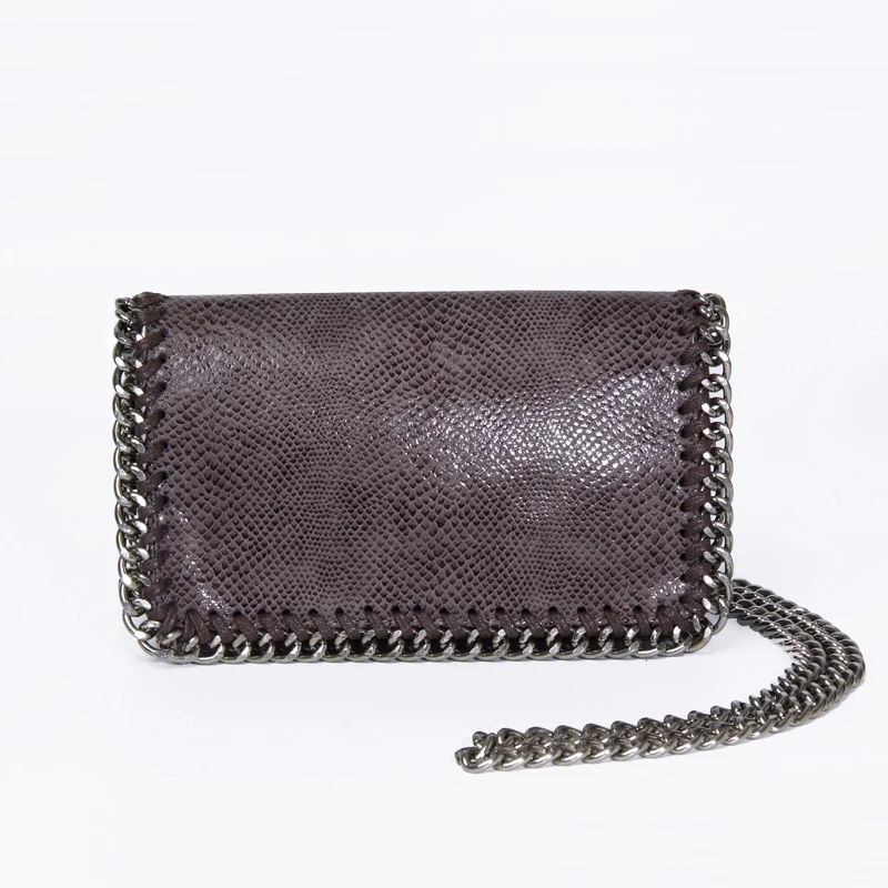 

2019 Luxury handbags Leather small square snake pattern crossbody bags woman shoulder bag Chain messenger bag sac a main C02