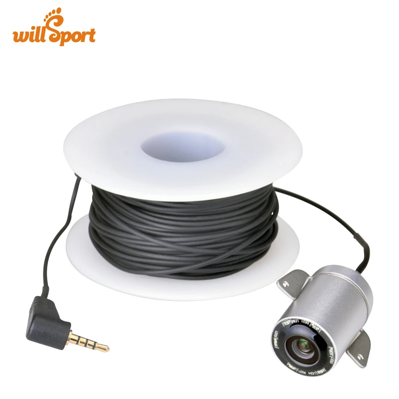 

0.3 Mega Pixels Underwater IR Camera 30m Video Cable with 6 LED IR Lights for FIshfinder Camera FF118 Fish Grips