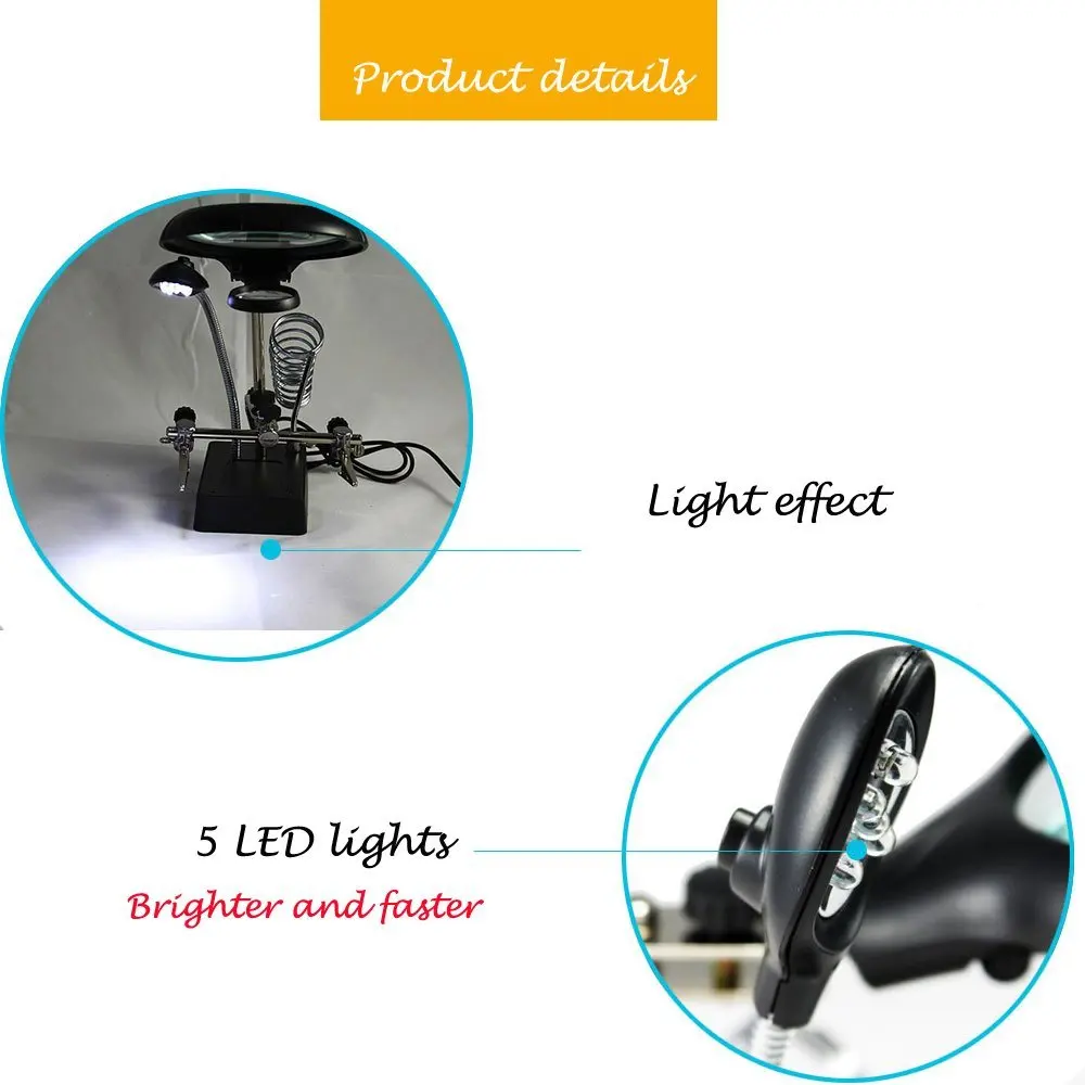 lampe loupe desktop Magnifier  003
