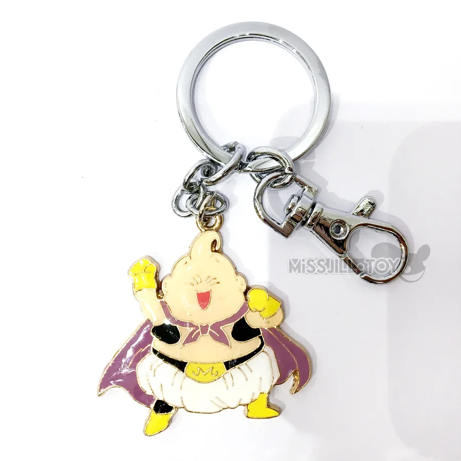 Anime Dragon Ball Z Majin Buu Figure Keychian Keyring pendant for Men