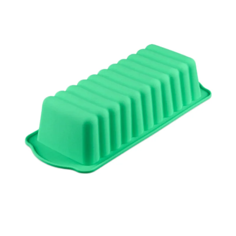 3D Silicone Toast Bread Mold For Chiffon Sponge Cake Mould Bakery Brownie Cake Pan Rectangular Shape Bakeware Baking Tools