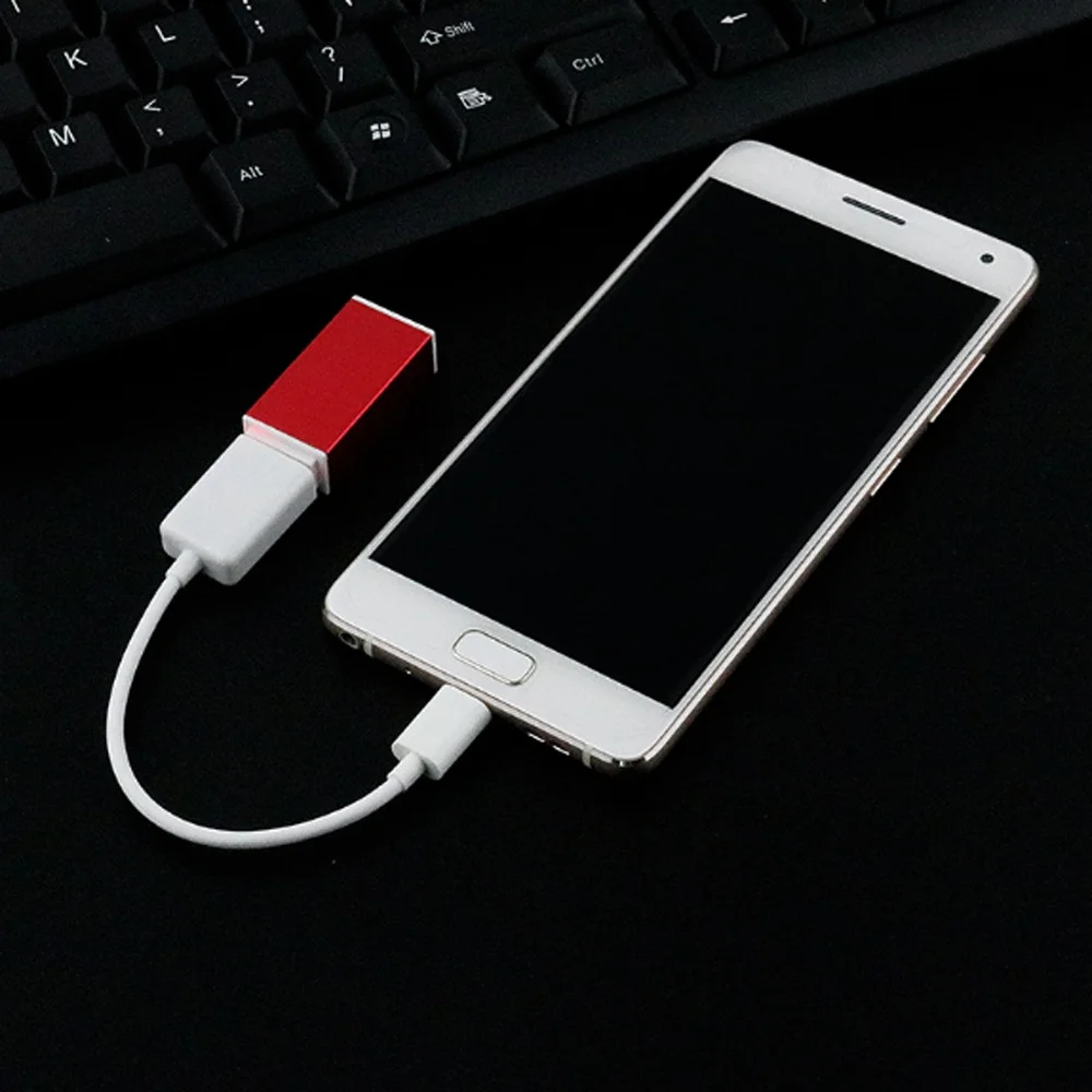 Cabo de Dados tipo c para Usb Macho para Fêmea Cabo do Conector de Dados 2.0 tipo um Pces O-t-g 100