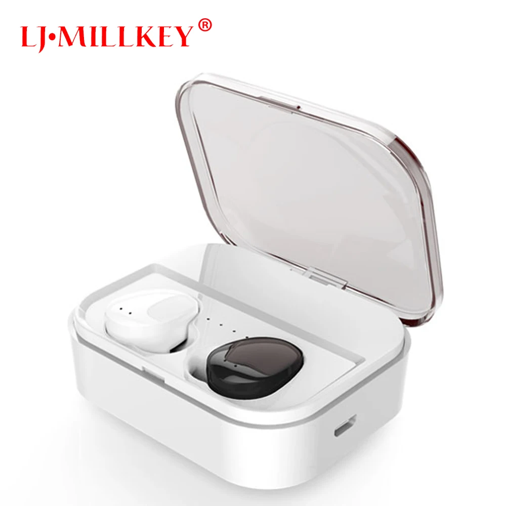 

TWS 4.2 Mini Wireless Bluetooth Earphone Stereo Earbud Headset With Charging Box Mic For All Smart phone LJ-MILLKEY YZ220