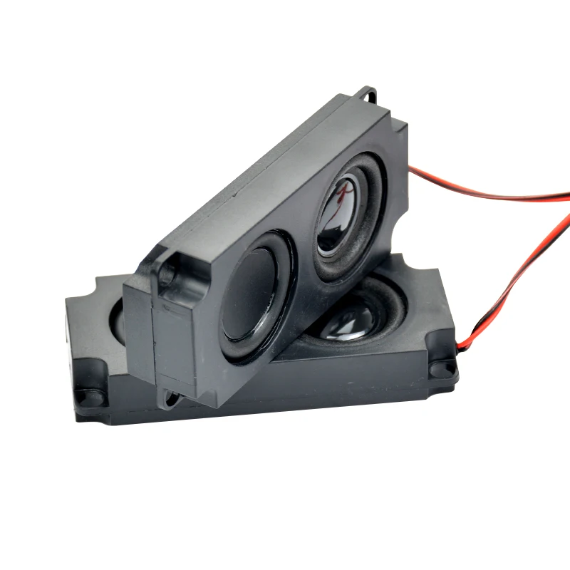 Audio Portable Speakers 2Pcs 10045 LED TV Speaker 8 Ohm 5W Double Diaphragm Bass Computer Speaker DIY For Home Theater