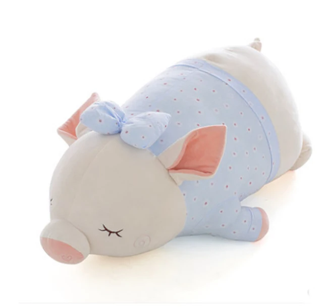 Fancytrader Cuddly Fat Pig Plush Toys Big Anime Piggy Pillow Doll 90cm 35inch Gifts for Girls