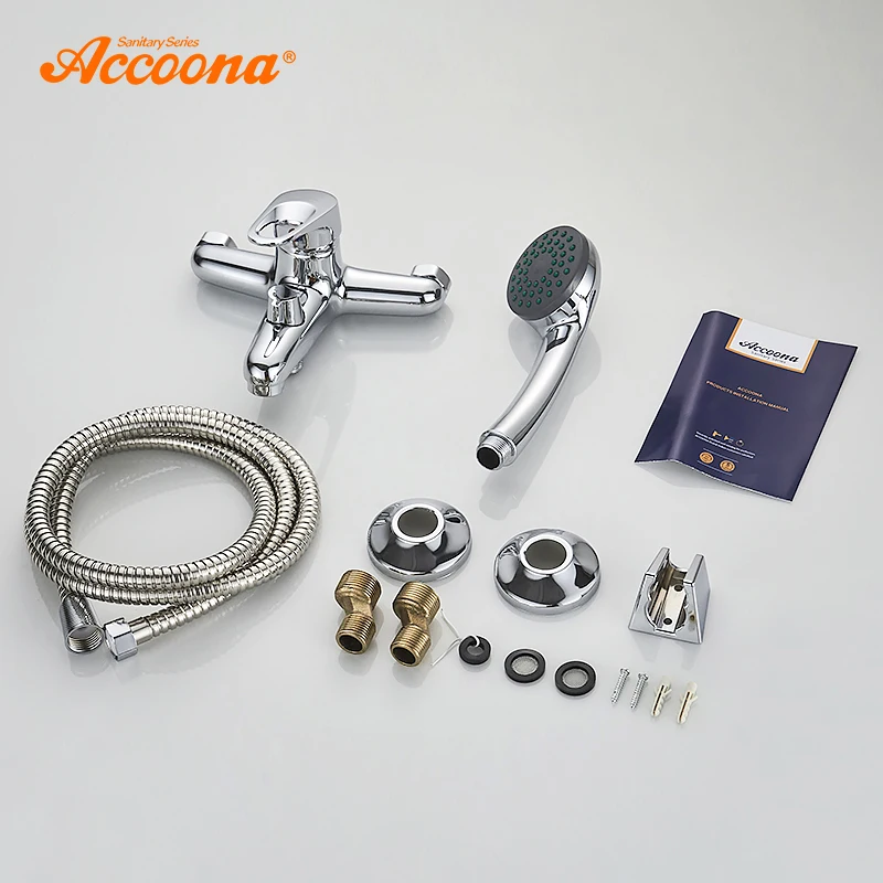 Accoona Bathtub Faucet Chrome Plated Brass Body