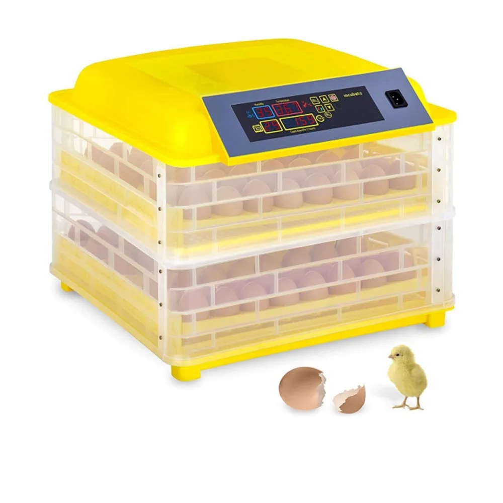 (Ship From Germany) Automatic 112 Eggs Incubator Digital Temperature Control Incubator Chicken Poultry Turning Hatcher