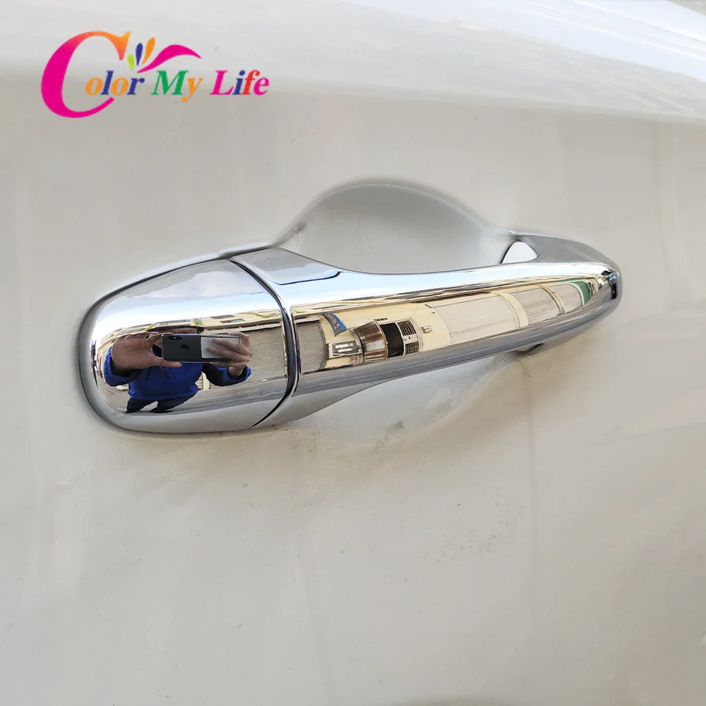 Крышка ручки двери автомобиля для Toyota Rav4 Rav 4 2014 2018 аксессуары ABS хромированные