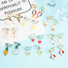 JIOFREE, корейский стиль, серьги-клипсы, без пирсинга, для девушек, вечерние, милые серьги для женщин, массивные, женские, аксессуары, Brincos