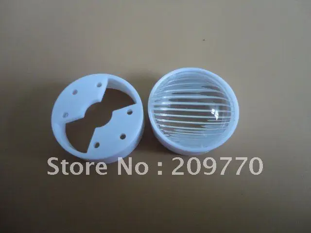 

LED lens (with bracket Diameter :24.5MM 60*120 degrees or Diameter :25.5MM 30*110 degrees ) stripe convex lens ,1w 3w LENS