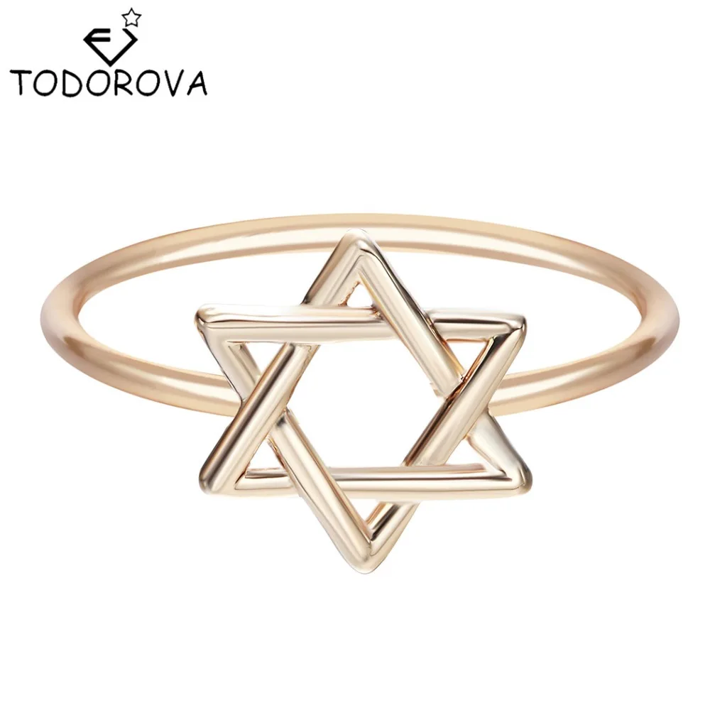 Todorova Израиль обручальные кольца модные ювелирные изделия оптом вечерние модные уникальные звезды Давида кольца для женщин