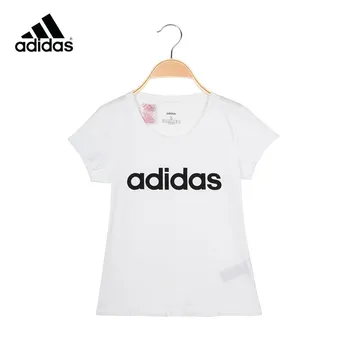 

ADIDAS Essentials lineat logo-white T-shirt with print