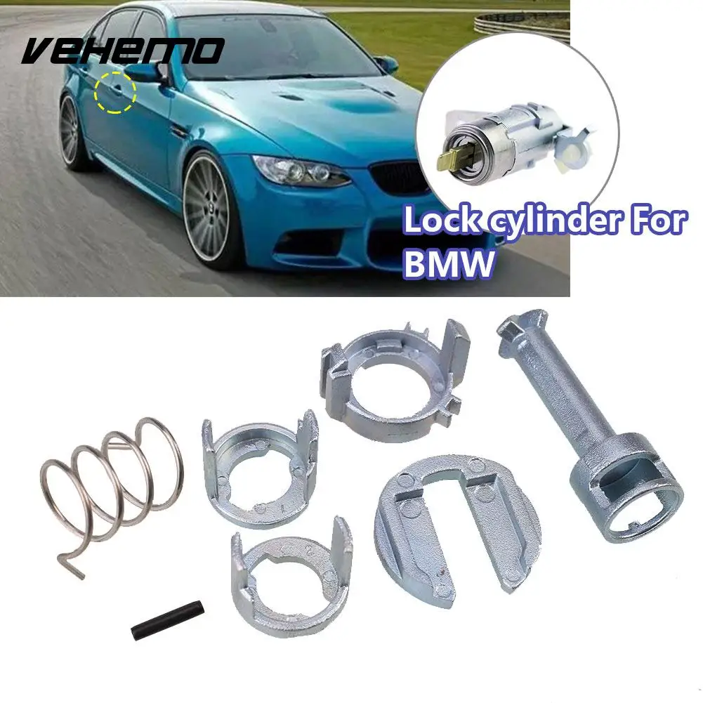 Vehemo Silver Iron Front Door Lock Car Kit Premium Durable Replacement 7Pcs/Set for BMW | Автомобили и мотоциклы