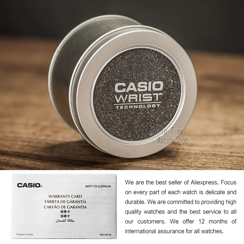 Часы Casio женские наручные часы Set top brand люкс 50м Водонепроницаемые кварцевые