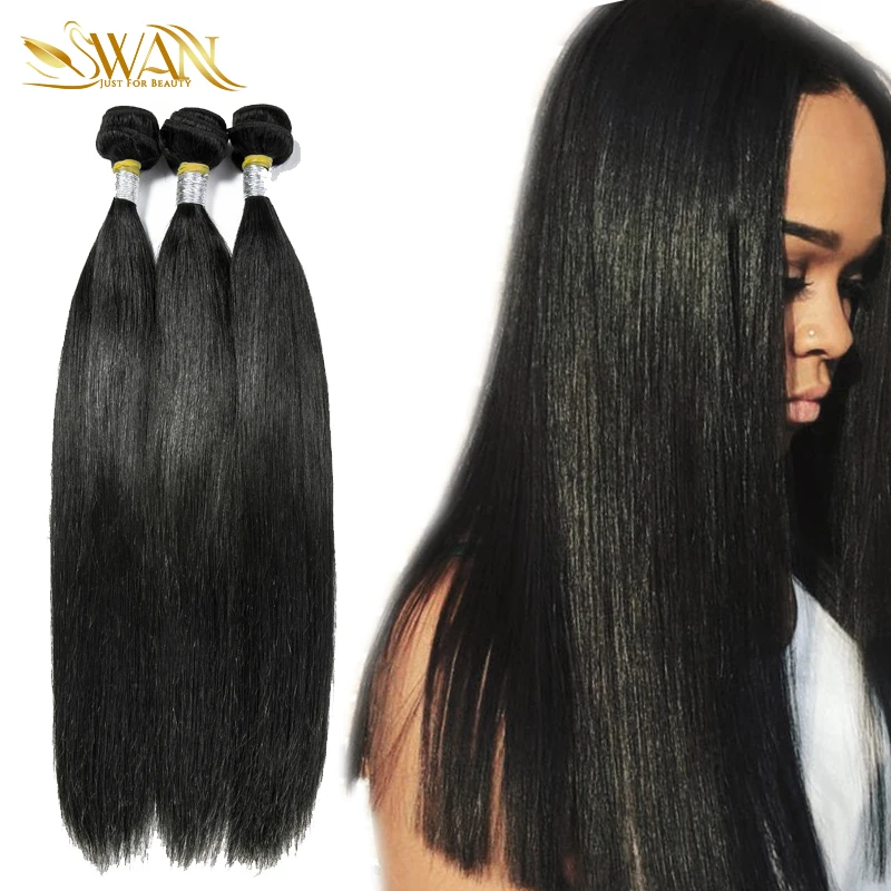 Mink Brazilian Virgin Hair Straight 9A Unprocessed Virgin Brazilian Straight Hair Extension 3 Bundle Deals Remy Human Hair Weave