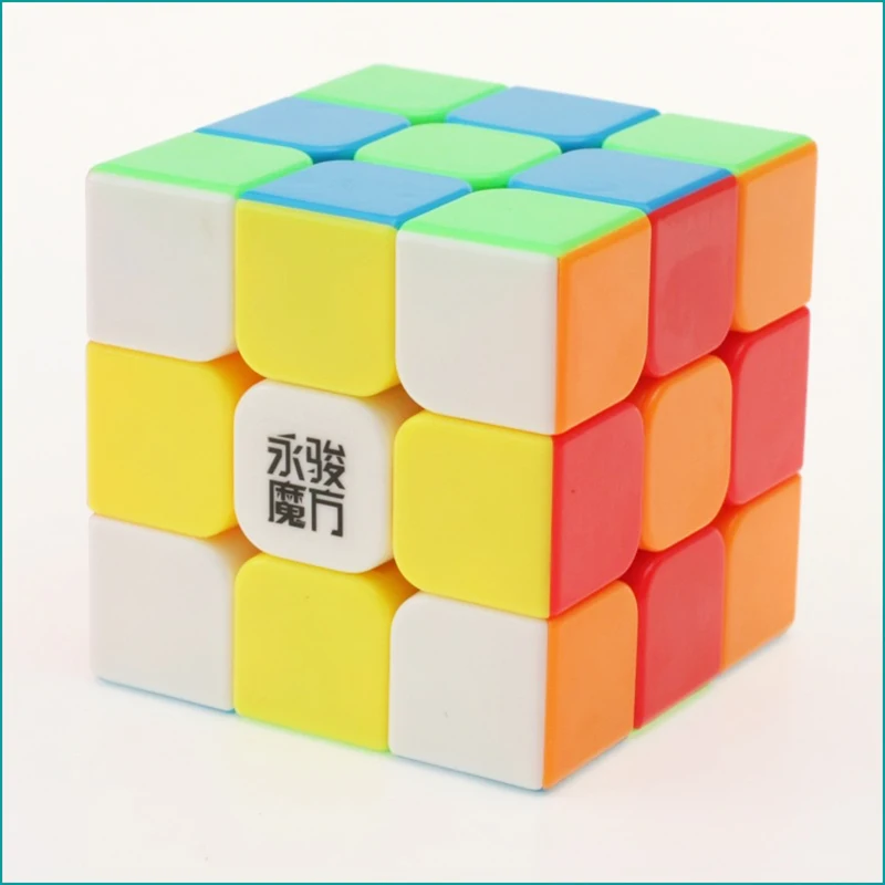 YJ Yulong 3x3x3 магический куб YJ8304 Профессиональный спиральный куб прозрачная наклейка головоломка куб 3X3 обучающая игрушка Cubo Magico