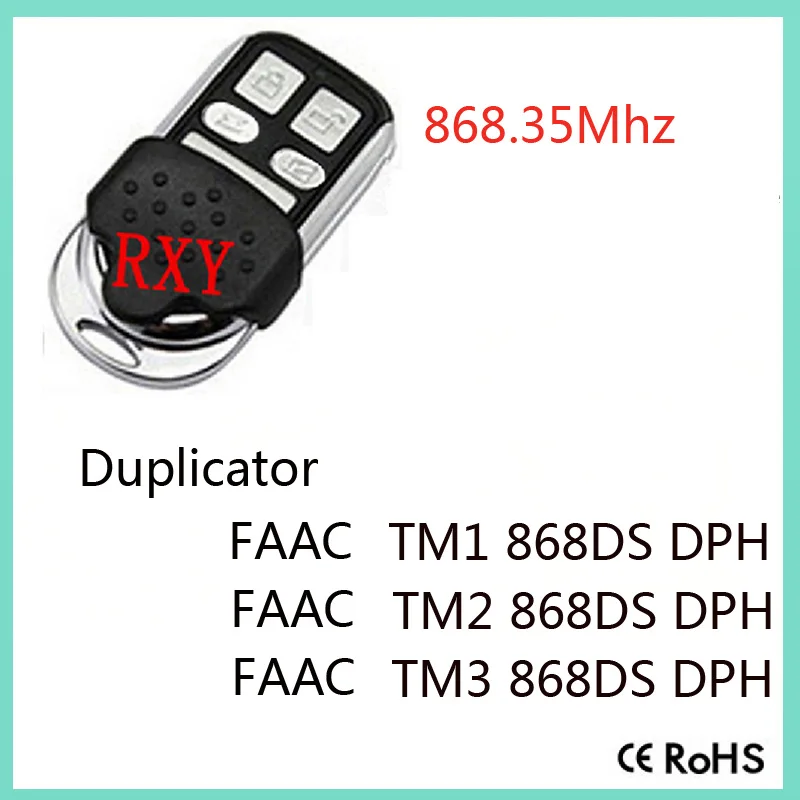 

Duplicator 868mhz FAAC TM1 868 DS DPH, FAAC TM2 868 DS DPH, FAAC TM3 868 DS DPH remote control