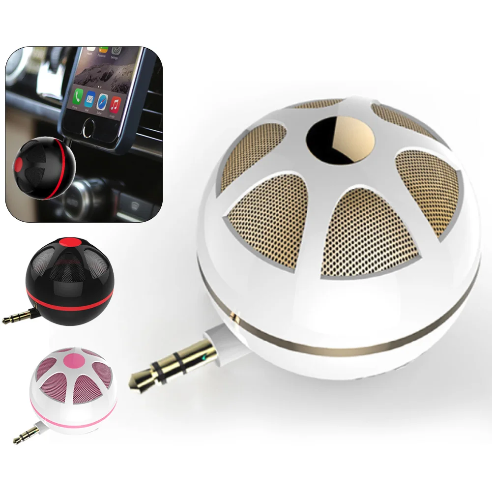 

Mini Portable Speaker with 3.5mm Aux Input Jack Mobile Phone Line-in Speaker for iPhone iPad iPod Tablet Cell Phones