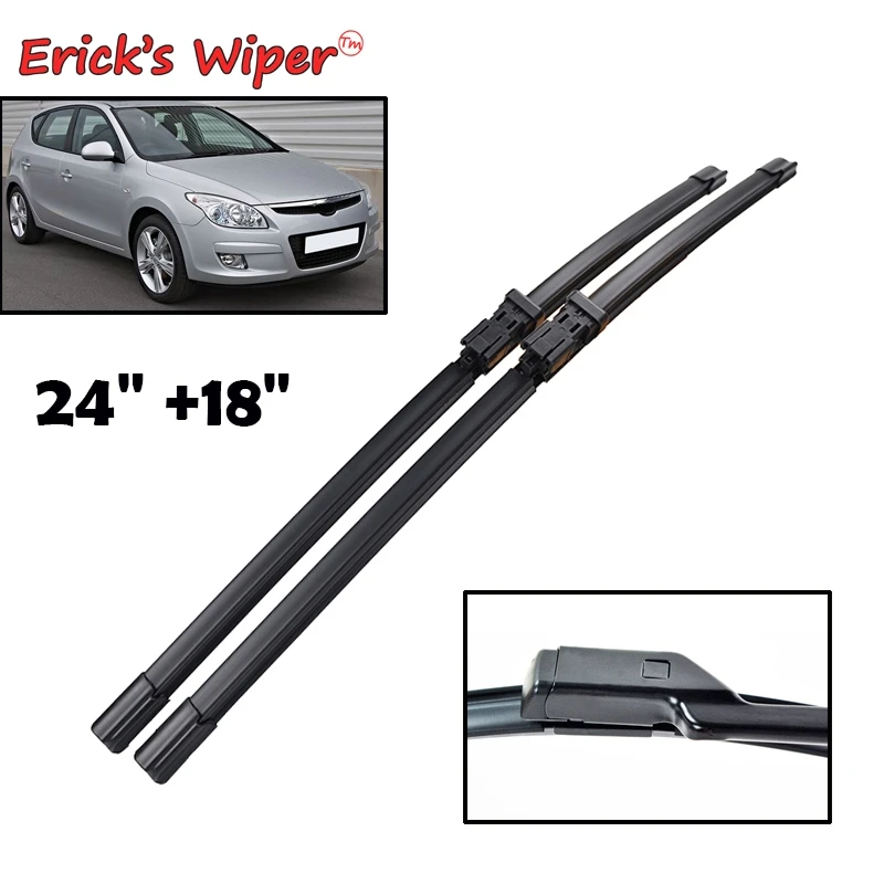 

Erick's Wiper Front Wiper Blades For Hyundai I30 2007-2010 Windshield Windscreen Front Window 24''+18'' (Not U type)
