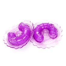 2 pieces Nipple Vibrator Stimulate Breast Clitoris Sex Toy For Women Vaginal Ball Adult Game Adhesive Stickers Breast Massager