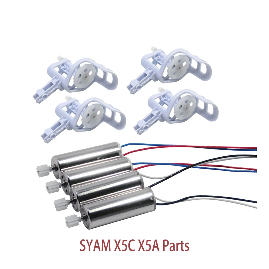

4PCS SYMA X5C X5 Motors 2pcs Engine A and 2pcs Engine B And Motor Base Cover RC Quadcopter Spear Parts Accessories 100% Original