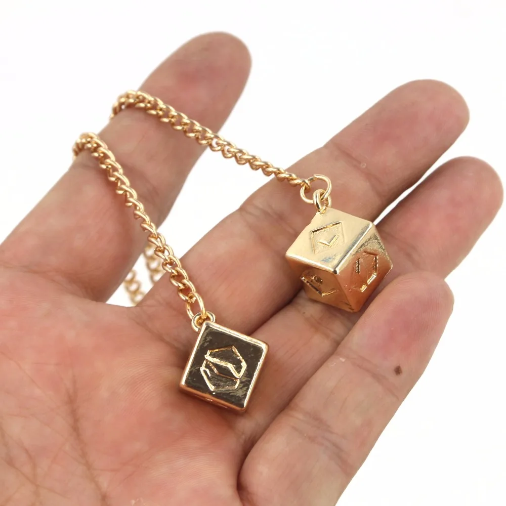 

Star Wars The Last Jedi Dice Charm Bracelet Han Solo Gold Dice Bracelet Jewelry Cosplay Accessories