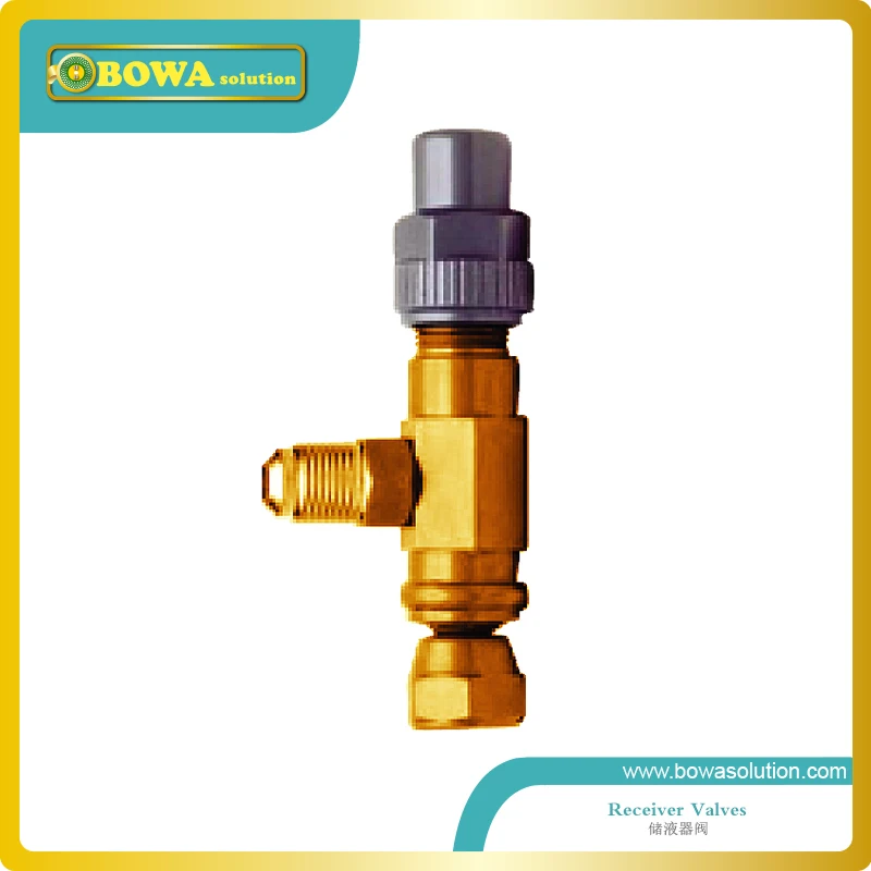 

Refrigerstion vessel valve with 1/4" SAE Flare * 1/4" Rotalock SAE flare connection is installed in condenser of cascade unit