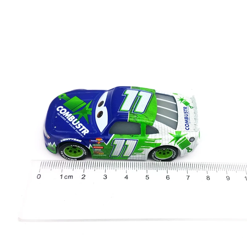 Disney Pixar Cars 3 № 11 чип Gearings 1:55 литья под давлением Металл Игрушечная машина из сплава