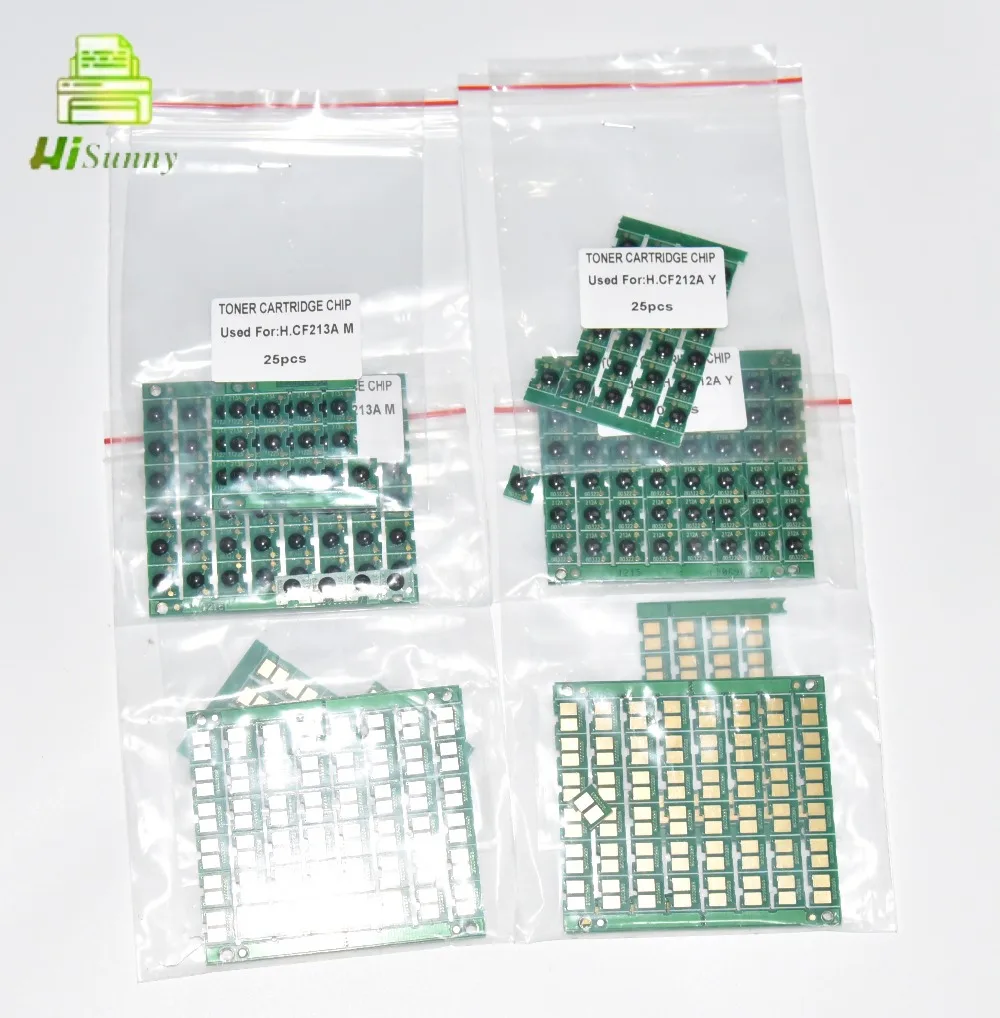 19.99usd for 100pcs 1.6K 1.8K CF210A CF211A CF213A CF212A 131A for HP LaserJet Pro 200 color MFP M276nw M251nw M276 M251 printer toner cartridge reset chip -1