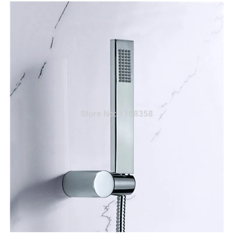 Homedec Homedec High quality Brass Square Hand Held Shower set With ABS