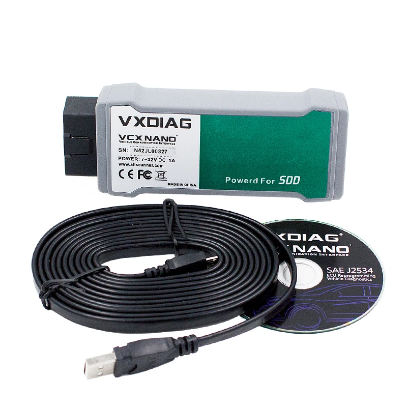 VXDIAG VCX NANO для JLR SDD V145 программное обеспечение с Оффлайн инженер версия нескольких