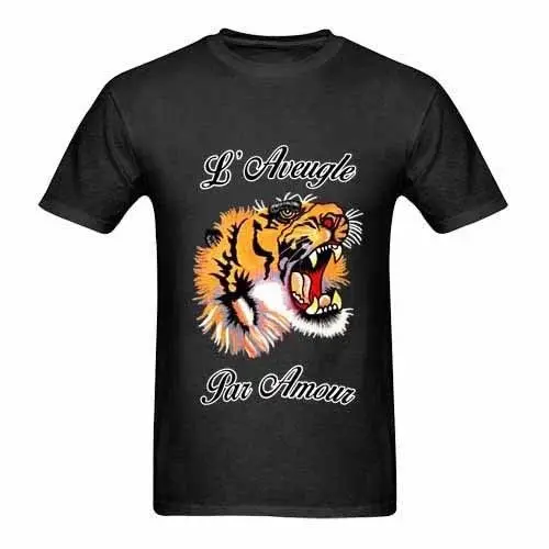 Lɺveugle Par Amour Футболка Новый мужской Футболки 2018 С Коротким Рукавом О-Образным