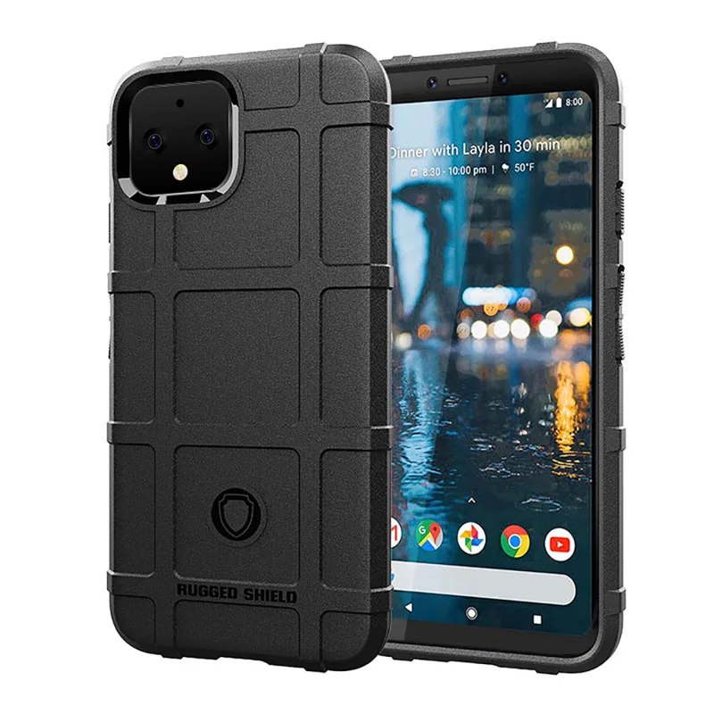 

Silicone shield Case For Google Pixel 3 3A 4 XL Lite Cases Army Heavy Protective Cover Coque On the for HTC Pixel 3 3A 4 XL Lite