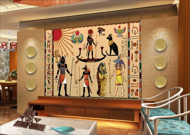 Kundenspezifische große wandbilder, Alten Ägypten Feier, hotel ... Kundenspezifische große wandbilder, Alten Ägypten Feier, hotel ...