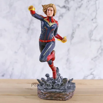 

Marvel Avengers End game Captain Marvel Carol Danvers PVC Statue Figure Collectible Model Toys