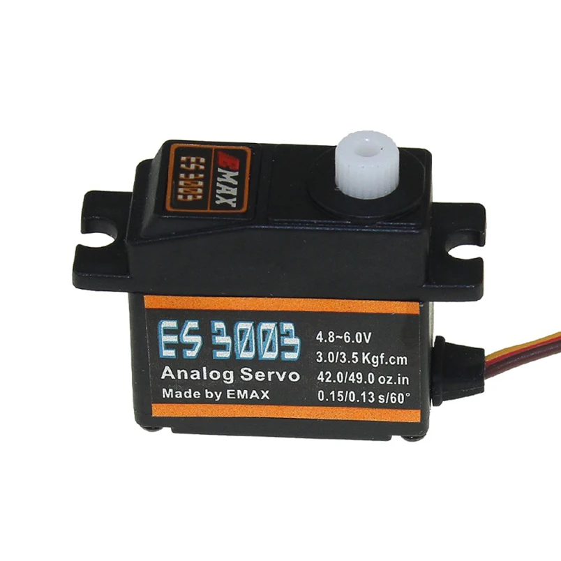 

EMAX Servo ES3003 Analog Servo Plastic Gear for RC FPV Fixed Wing Airplane Copter