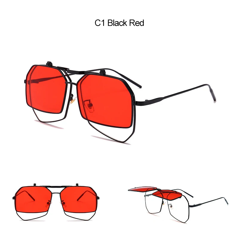 Square Folding sunglasses (9)