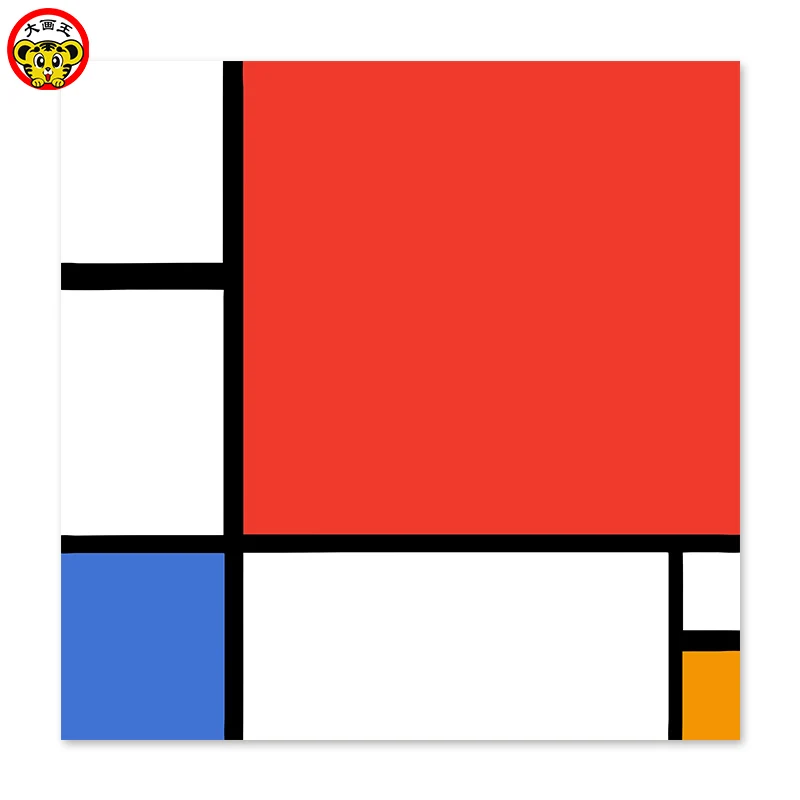 

painting by numbers art paint by number blue red Decorative paintings Draw on canvas Digital Painting Famous paintings Abstract