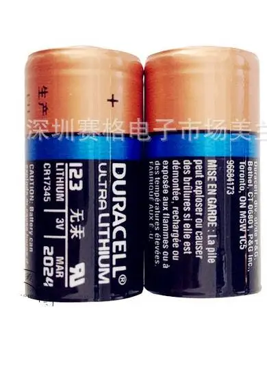 5 шт. оригинальный аутентичный Соединенные Штаты DL123A CR123A CR17335 3 В литиевая батарея