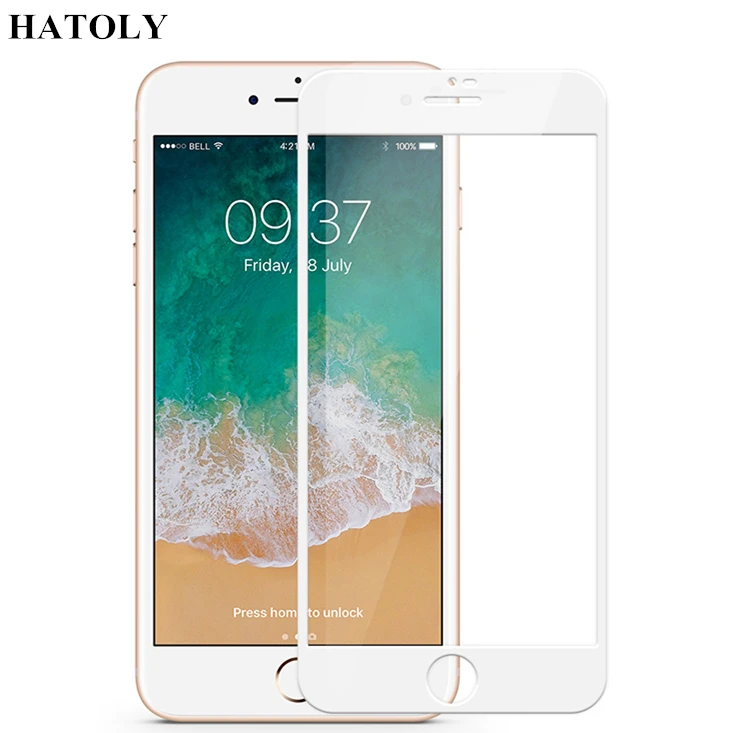 Für Screen Protector iPhone 8 Plus Glas HD Full Coverage Film Gehärtetem Glas für iPhone 8 Plus Gla