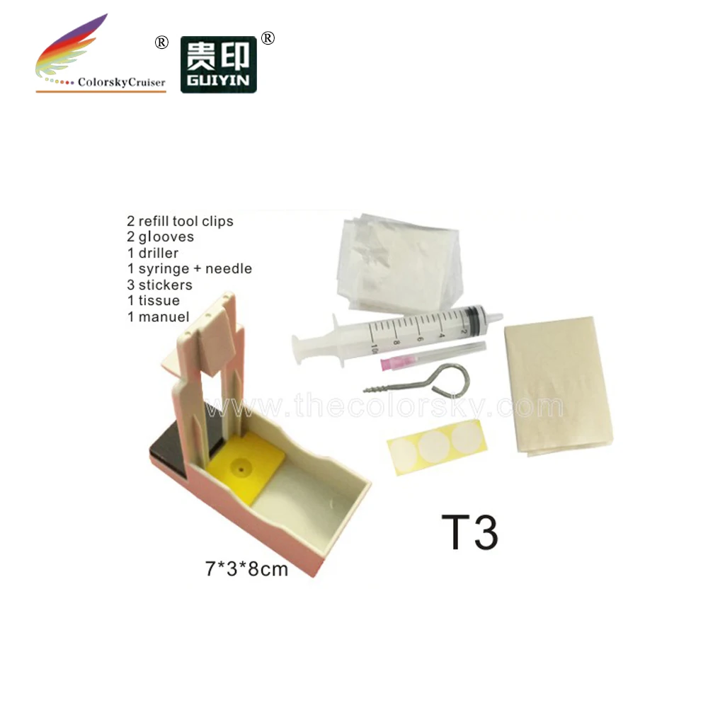

(T3) professional ink refill suction tool clip for HP51649 HP51625 for HP 51649 51625 HP25 HP49 for HP 25 49