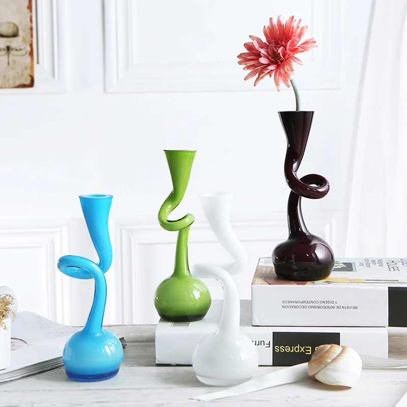 Creative Glass Vase Bottle For Flower Plant Diy Home Terrarium