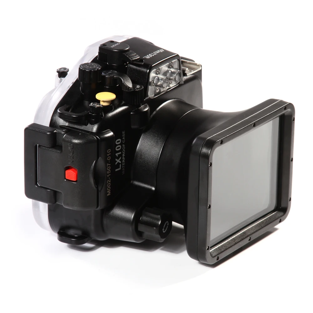 Meikon LX100 40m 130ft Waterproof Underwater Housing Camera Diving Case Cover for Panasonic DMC-LX100 24-75mm Meikon LX100 40m 130ft Waterproof Underwater Housing Camera Diving Case Cover for Panasonic DMC-LX100 24-75mm