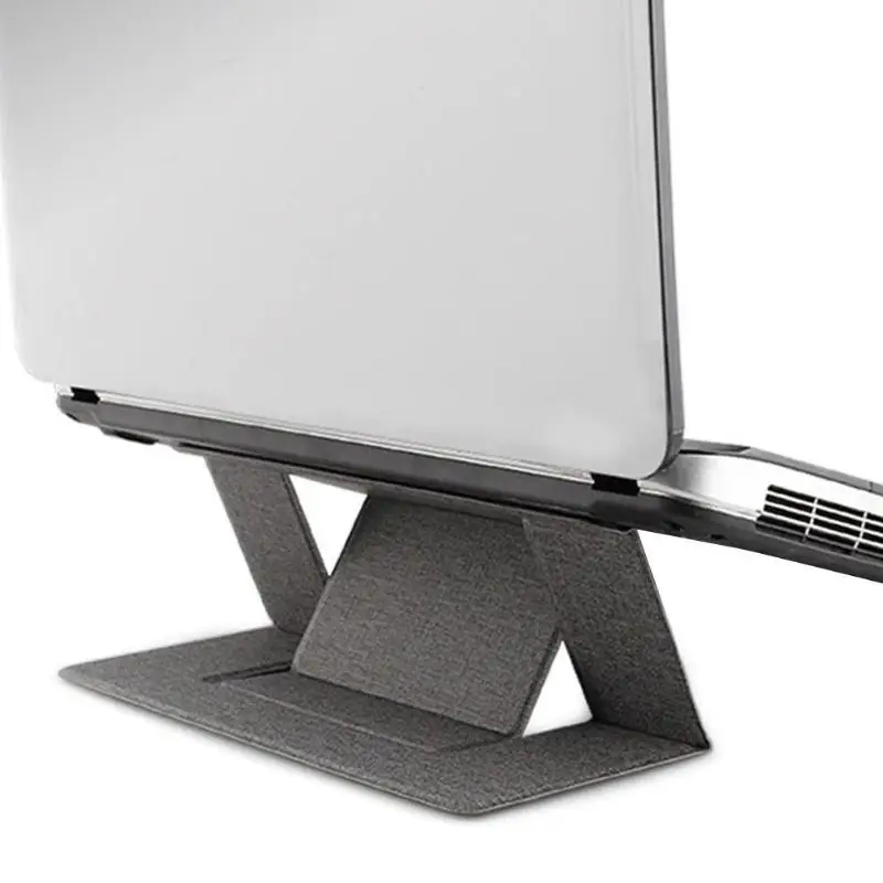 

Adjustable Laptop Stand Laptop Pad Adhesive Invisible Stands Folding Bracket Portable Tablet Holder for iPad MacBook Laptops