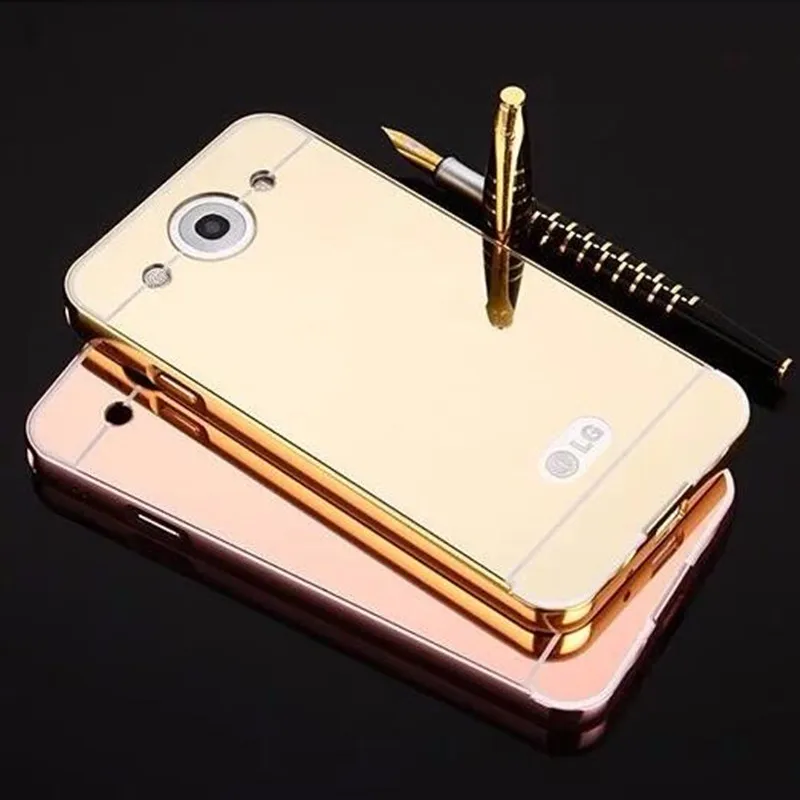 

Fashion Luxury Rose Gold Mirror Case For LG Optimus G Pro E988 E986 F240 F240K F240S F240L E980 shell Back Cover Capa