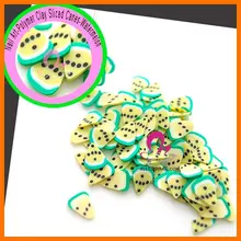 DHL 30000 шт./лот нарезанный Керамика Дизайн ногтей тростника Mix-фрукты