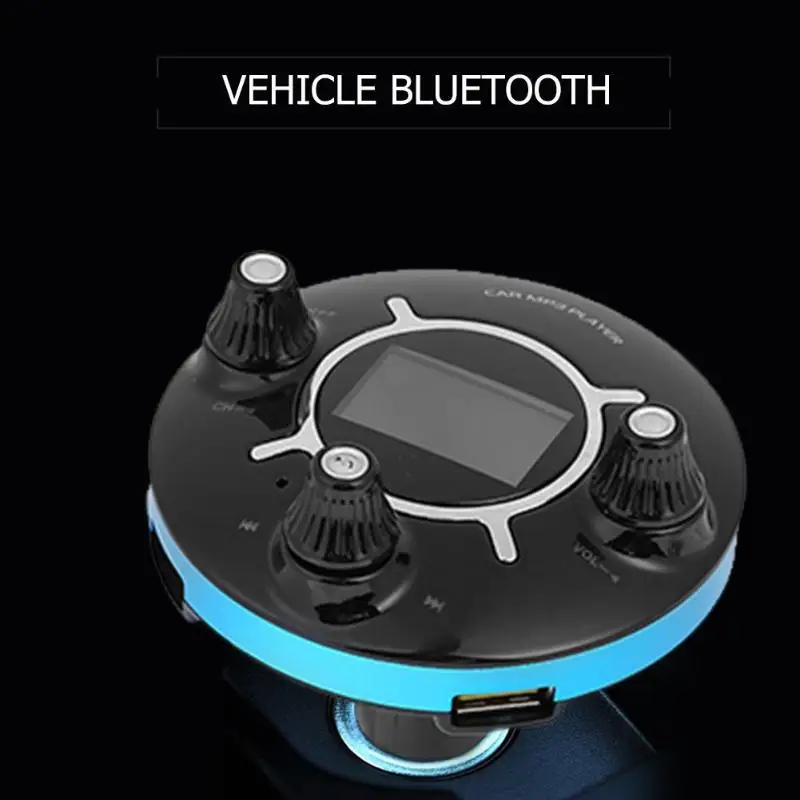 BT13 Bluetooth FM передатчик громкой связи автомобильный комплект MP3-плеер 2.1A двойной быстрой зарядки USB зарядное устройство