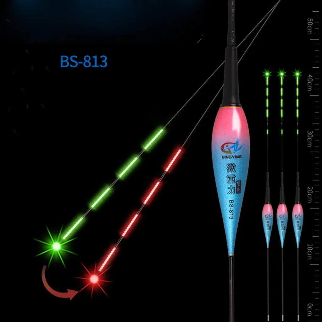 Умный поплавок для рыбалки, ночной Световой поплавок, светодиодный светильник, автоматически напоминающий набор поплавков для рыбалки, буй, поплавок, рыболовный светильник