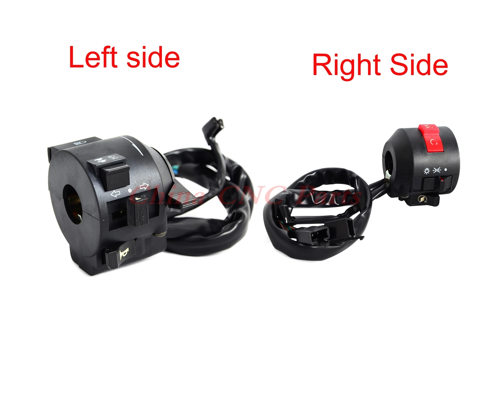 

Motorcycle ATV 7/8" Handlebar Horn Turn Signal Electrical Start Switch